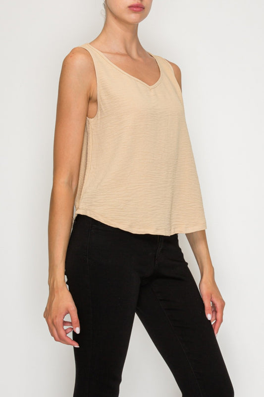 Flowy V-Neck Tank Top