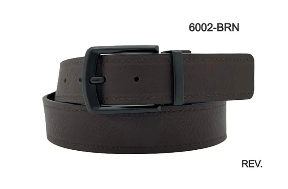 Reversible Black & Brown Leather Belt