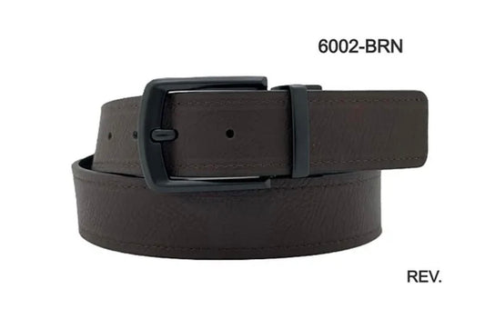Reversible Black & Brown Leather Belt