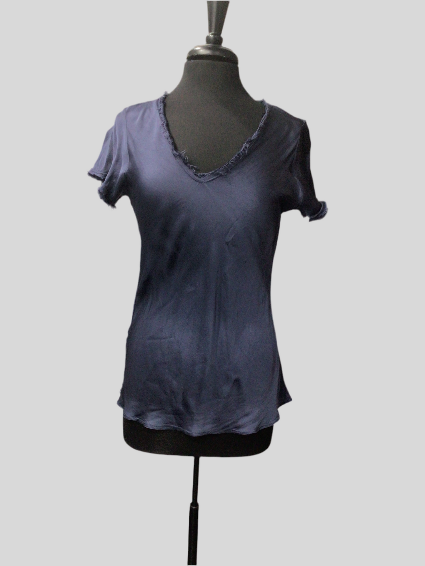 Satin Finish Italian V-Neck Tee (in 6 colors)