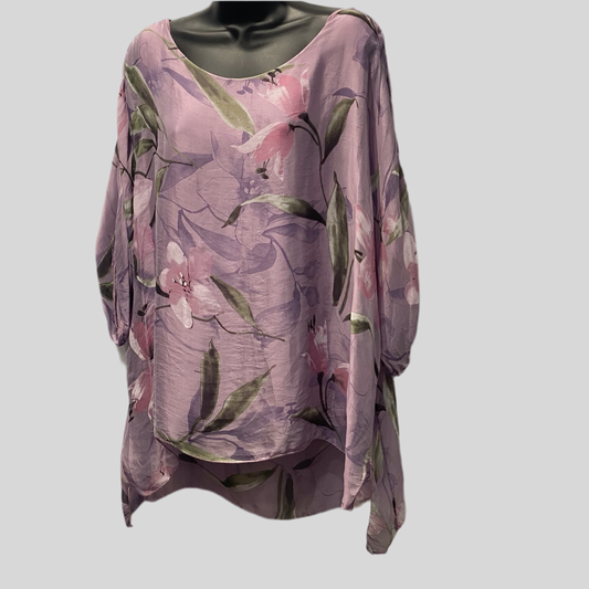 Layered Blouse With Sequins