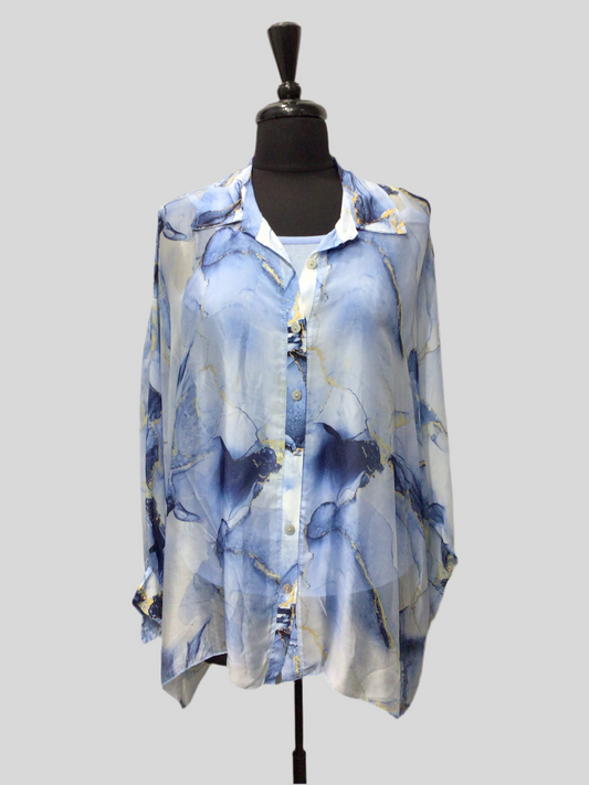 Italian Printed 2-pc Top (in 2 colors)
