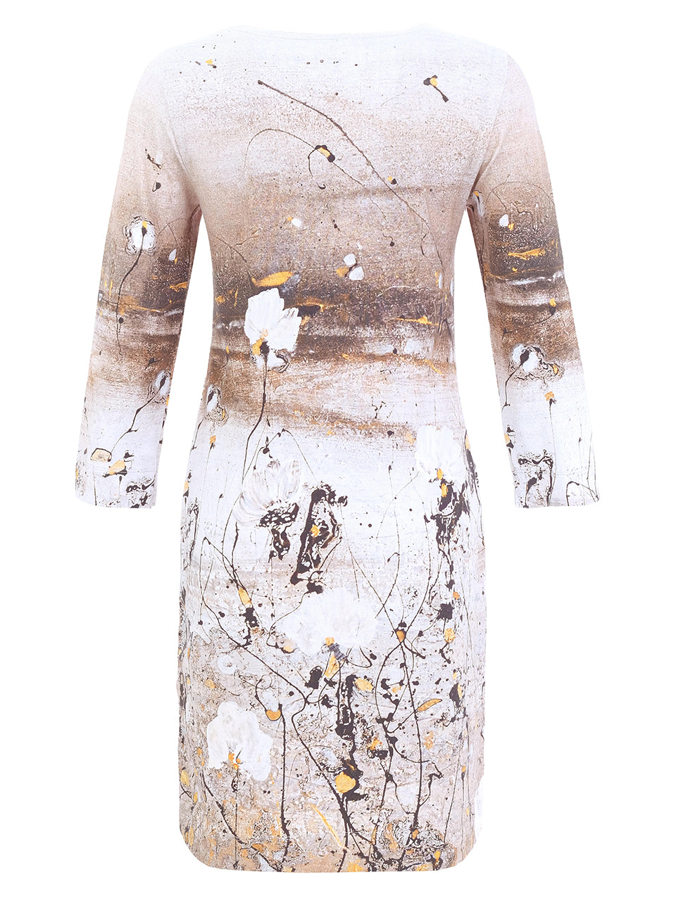 Painterly Ring Detail Dress