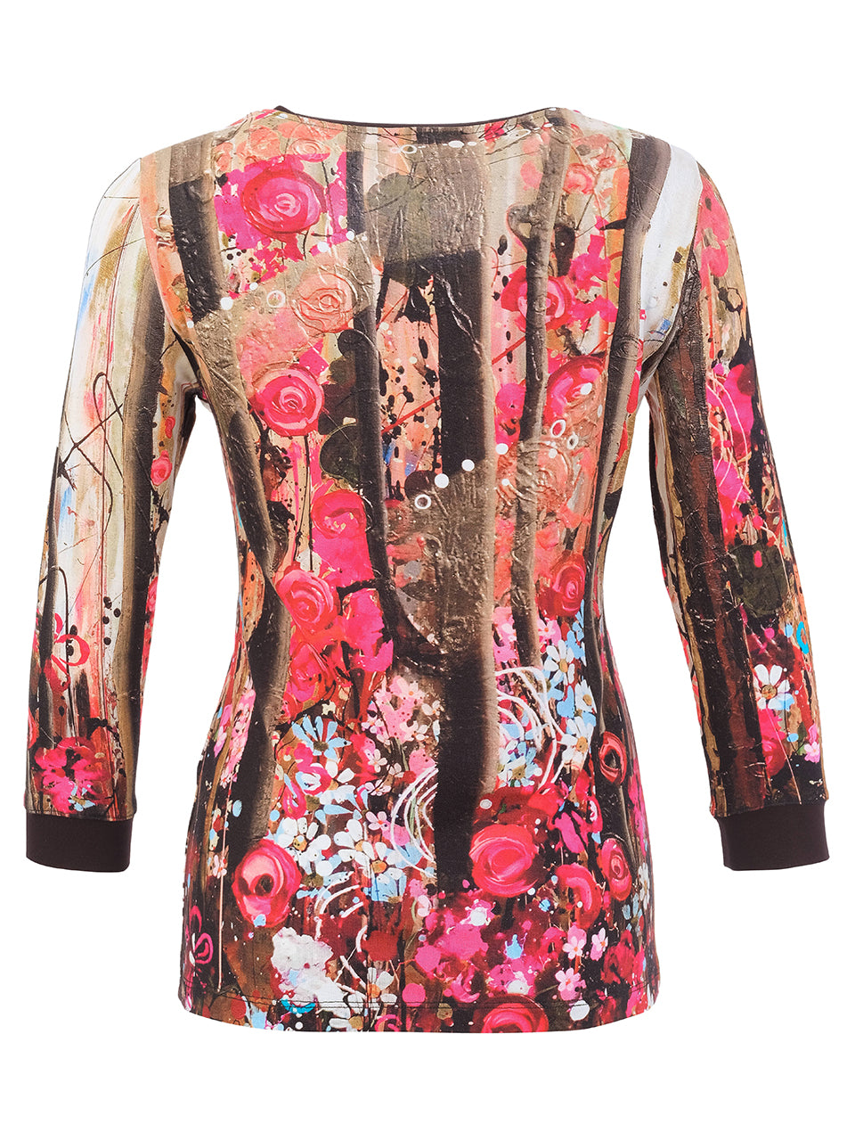 Wild Rose Garden Long Sleeve Top