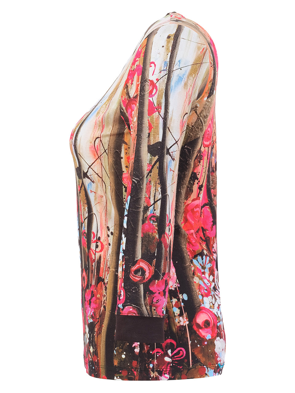 Wild Rose Garden Long Sleeve Top