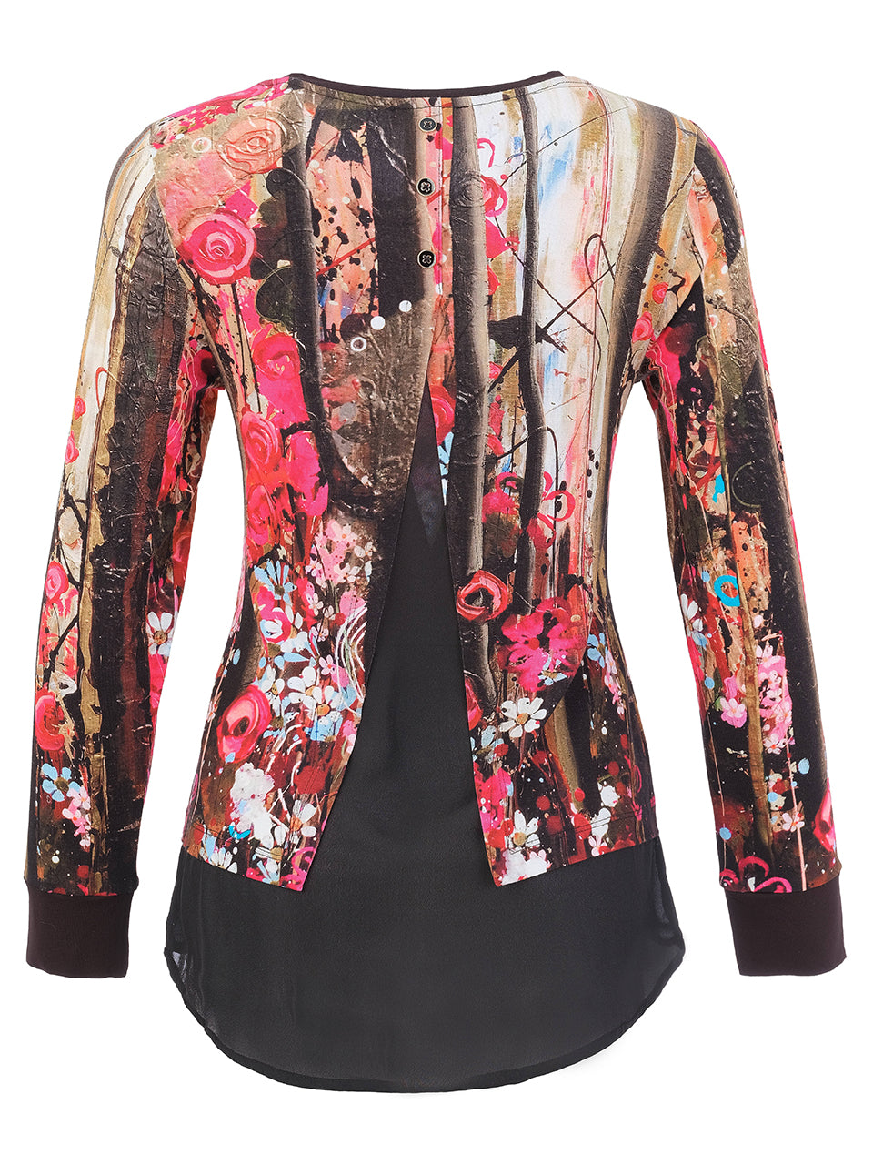 Layered Wildflower High-Low Top