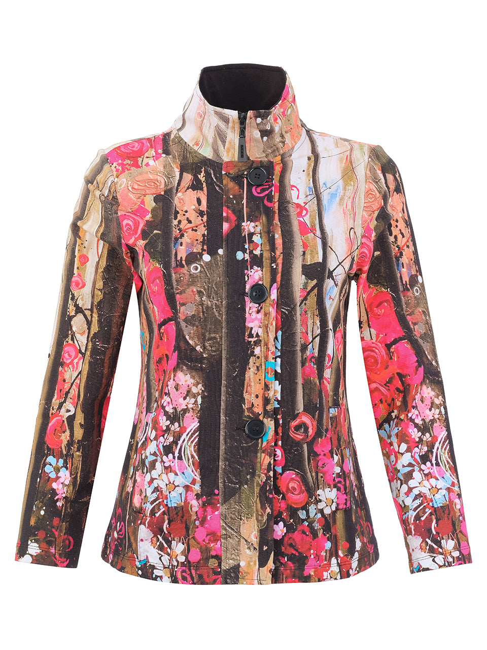 Wildflower Stand Collar Jacket
