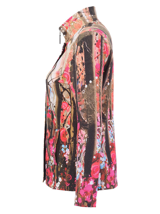 Wildflower Stand Collar Jacket