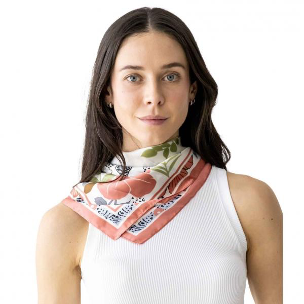 Square Satin Neck, Head and Purse Scarves