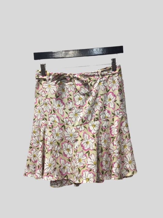 Flower Ruffle Skort