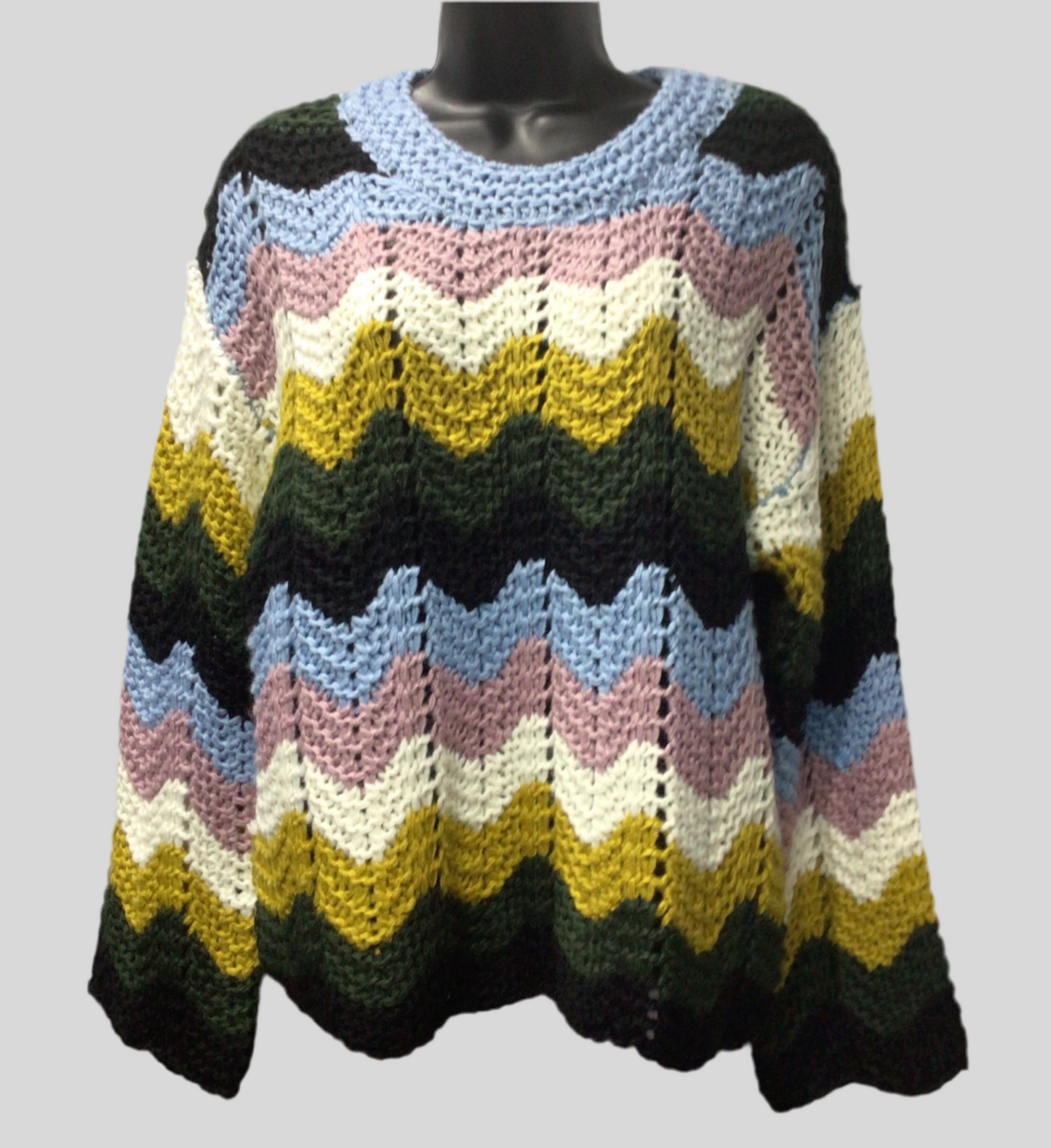 Super Soft Multicolor Knit Sweater