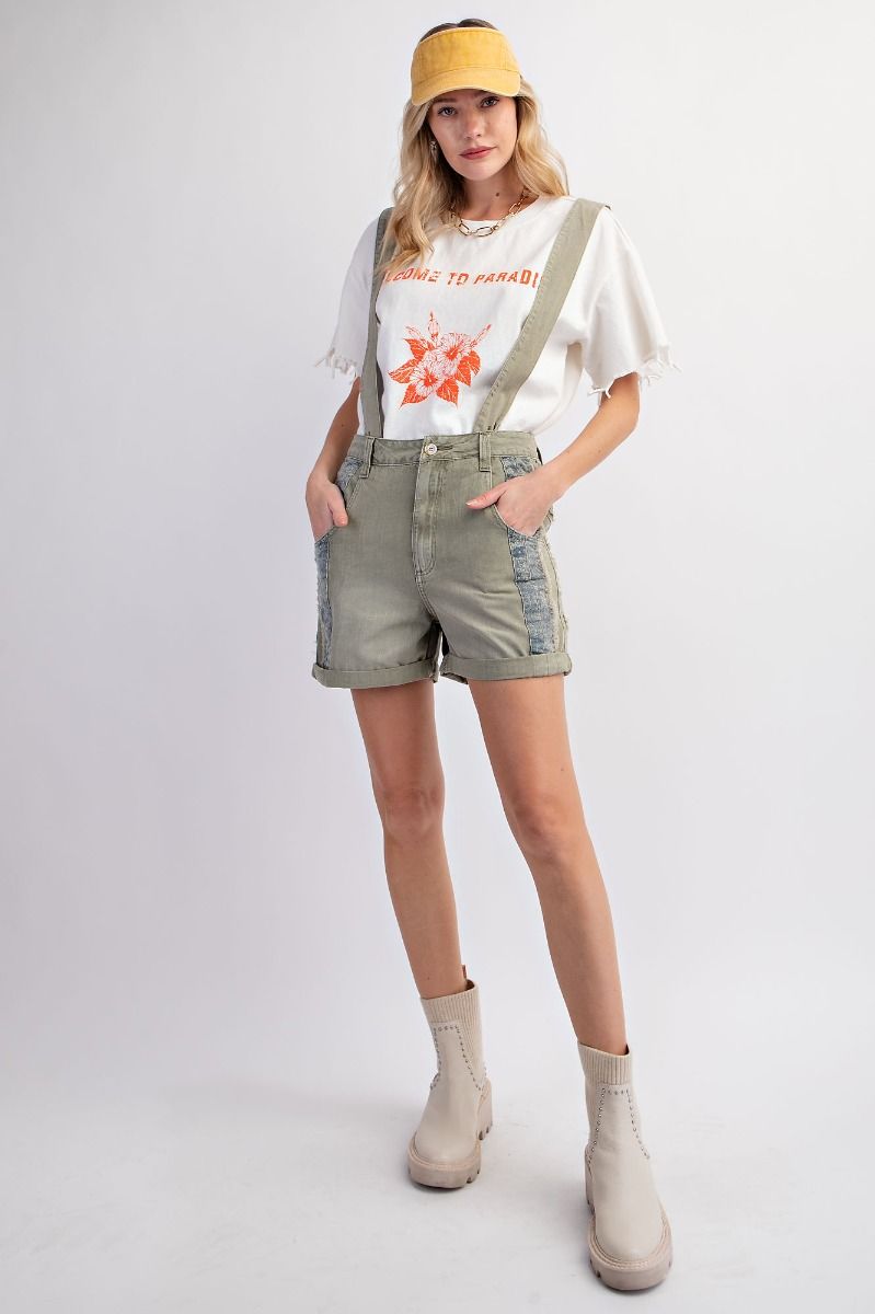 Safari Shorts with Detachable Suspenders