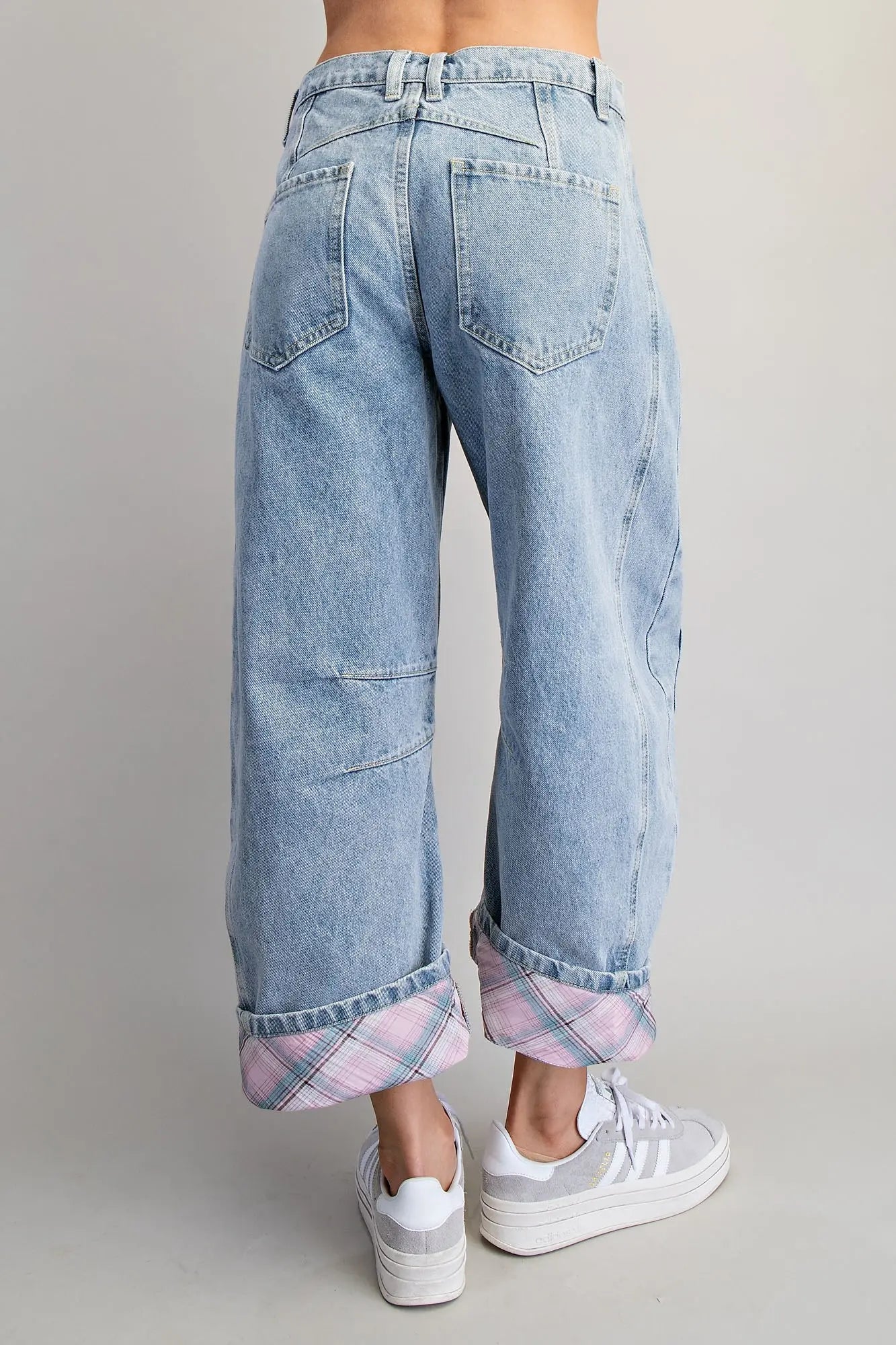 Patchwork Daydream Barrel Jeans
