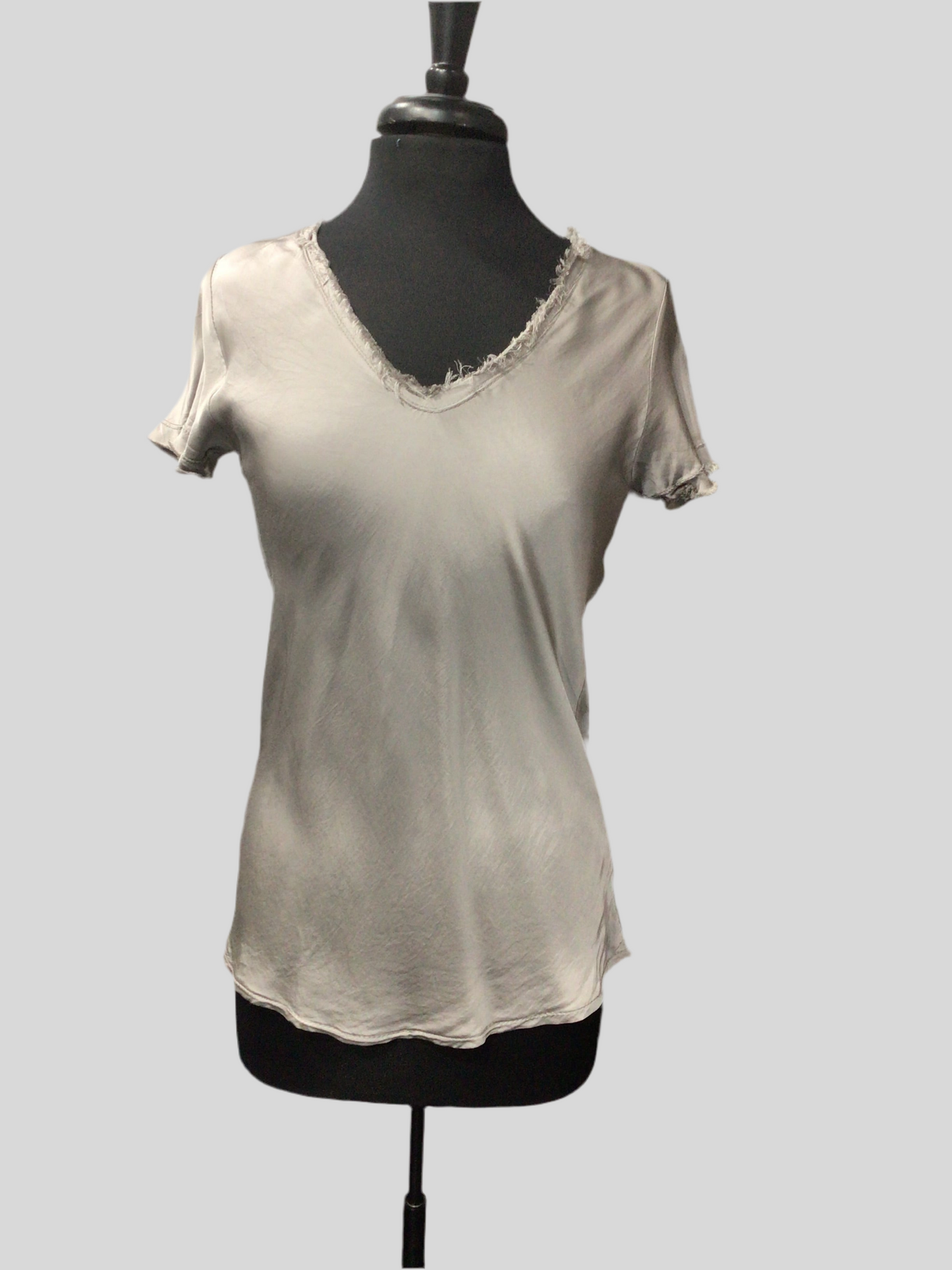Satin Finish Italian V-Neck Tee (in 6 colors)
