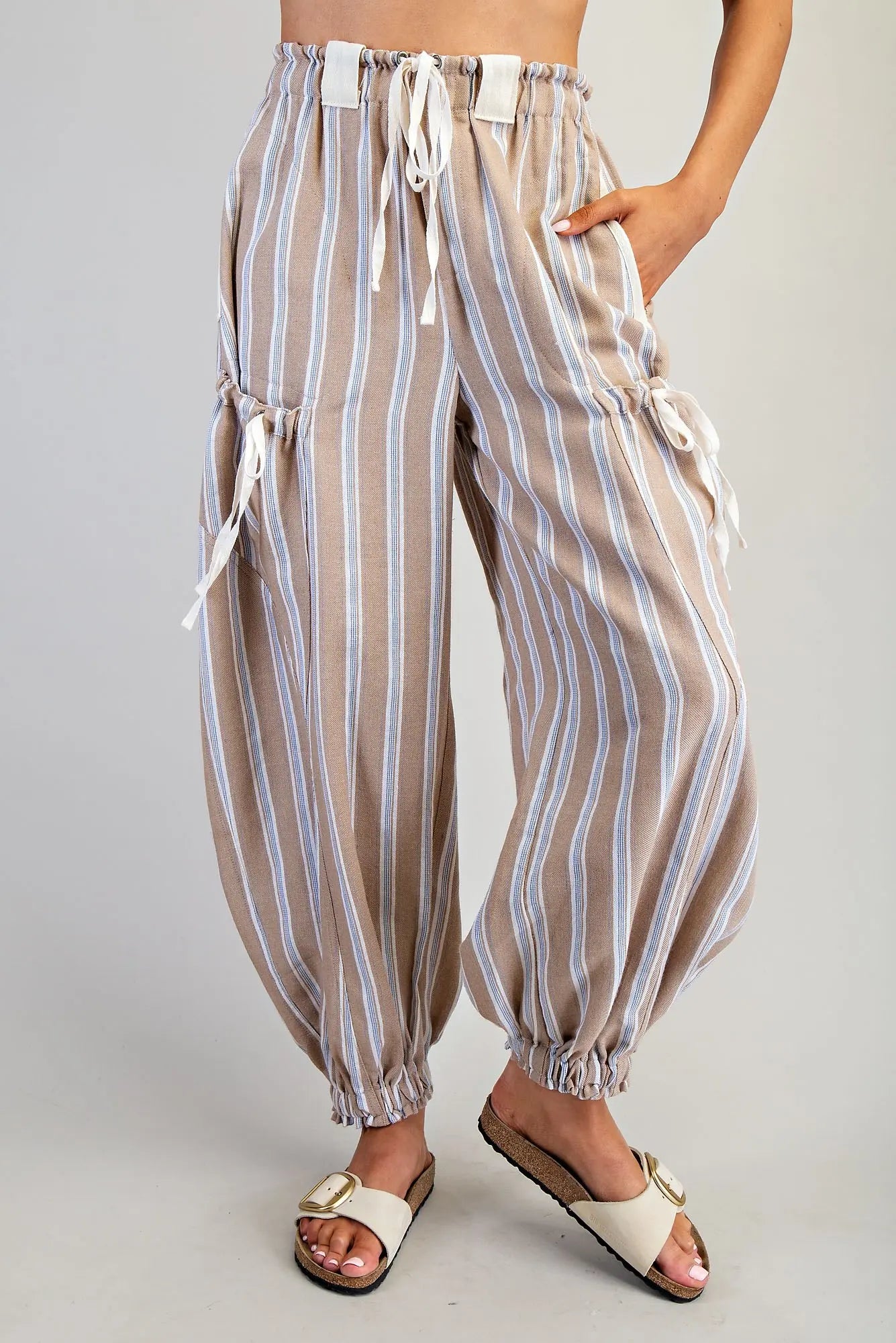 Coastal Drift Striped Pants
