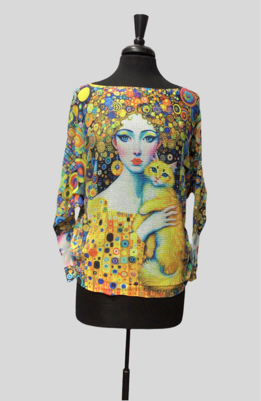 Art Inspired Gustav Klimt Italian Sweater
