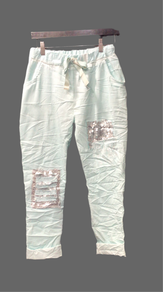 Embellished Bling Sisterhood Italian Pants (in 4 colors)