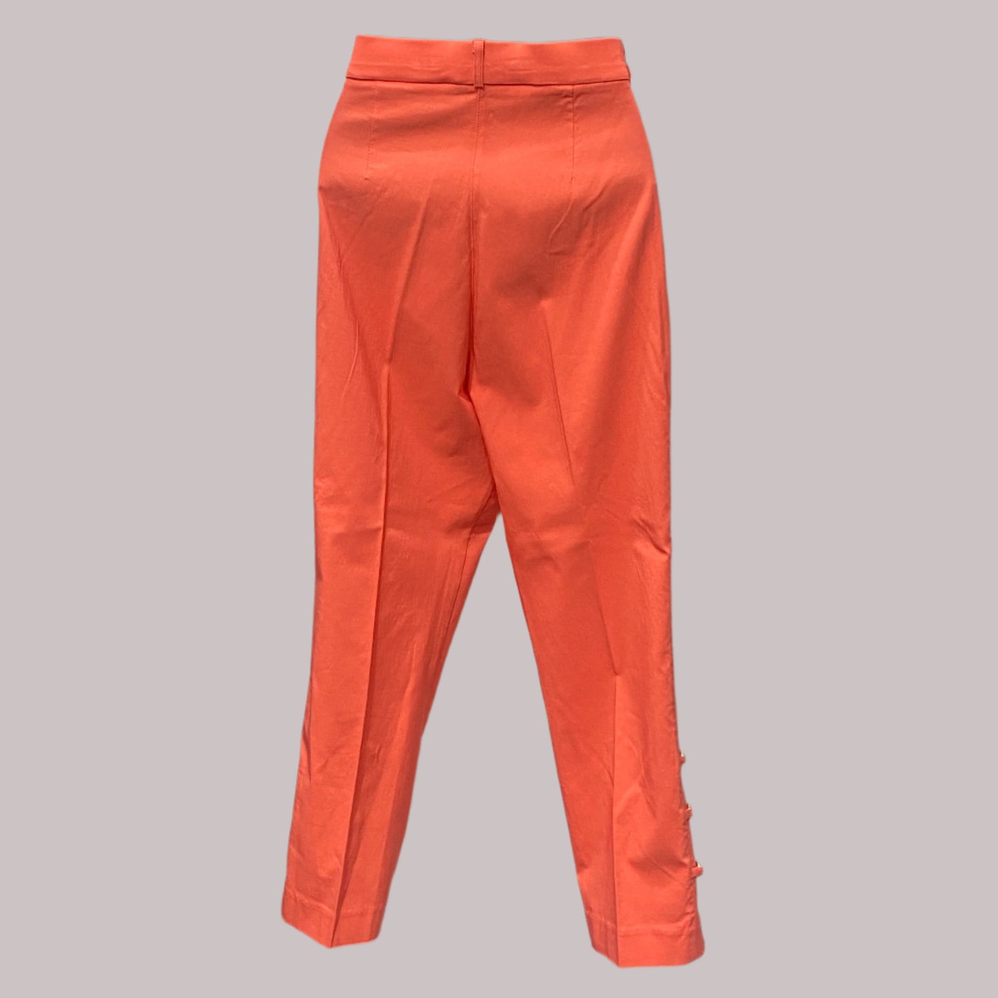 Solid Capris with Side Ring Embellishment
