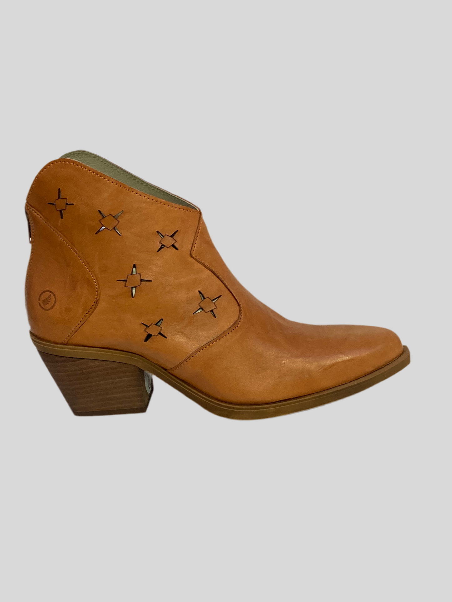 Cut Out Design Handcrafted Leather Boots