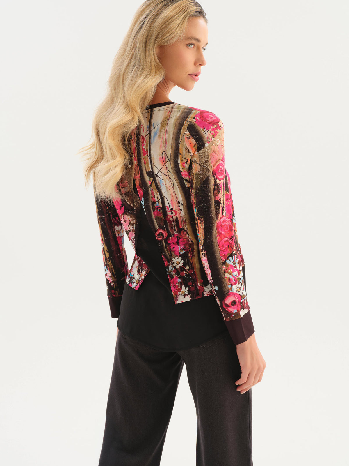 Layered Wildflower High-Low Top