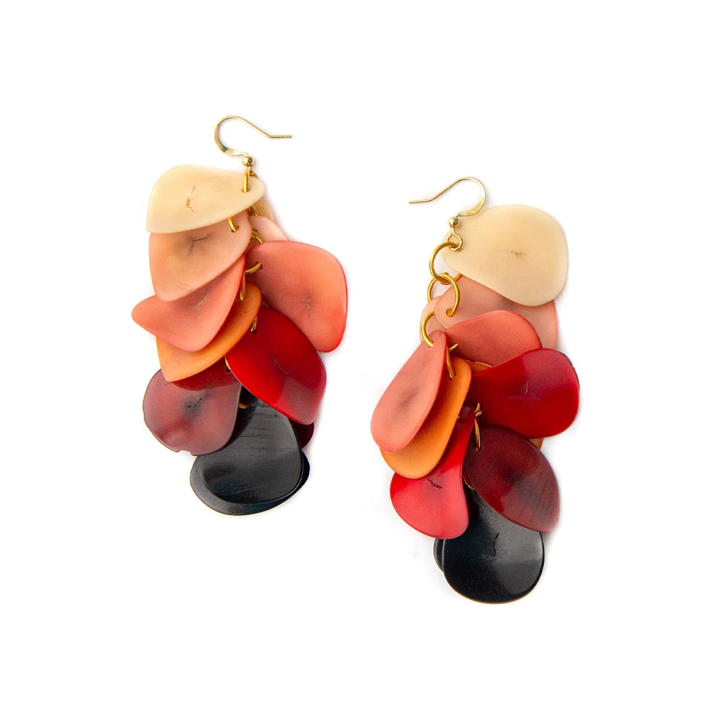 Handcrafted Multi Color Drop Earrings