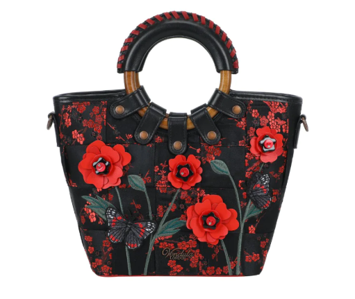 Butterfly Garden Mini Lea Bag