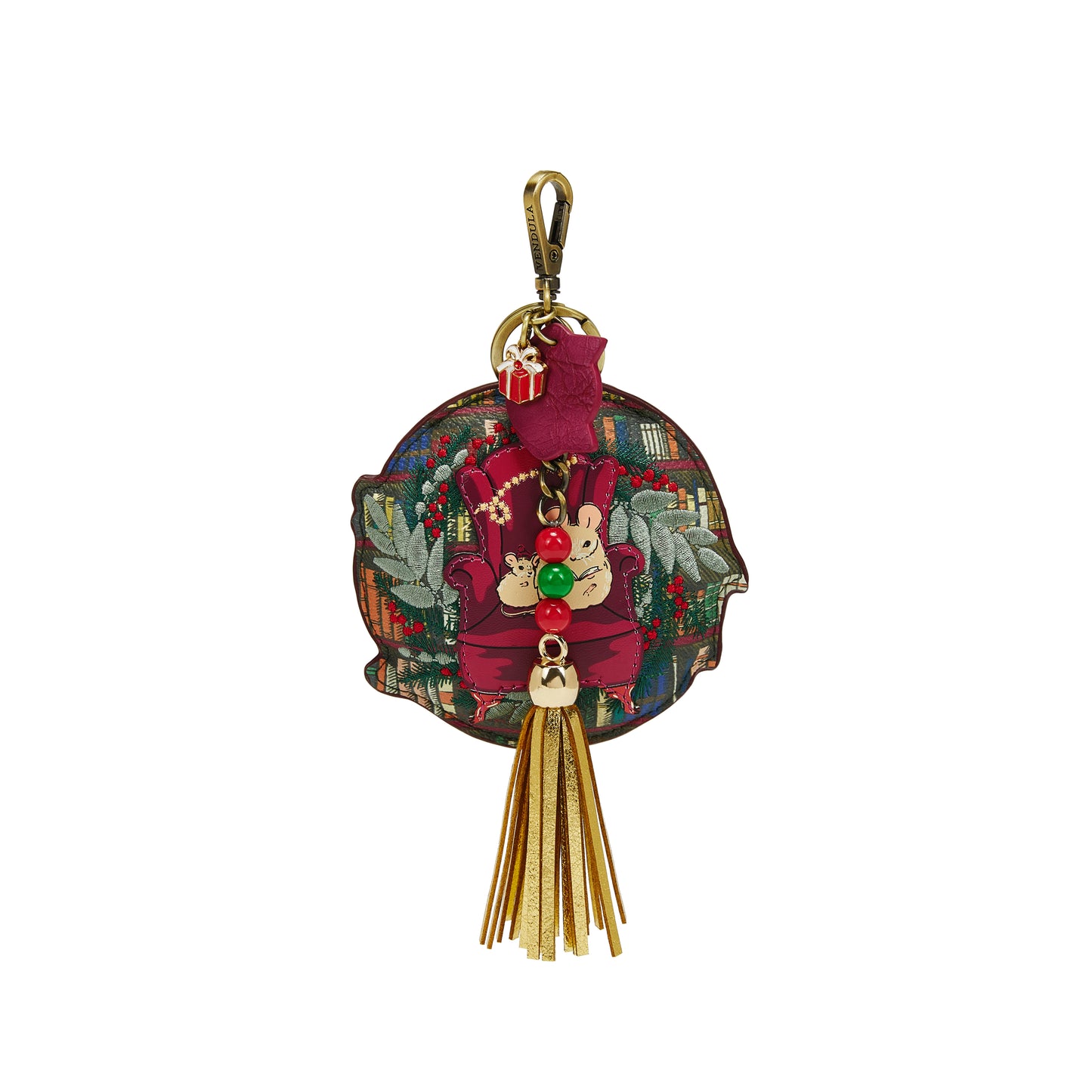 Vendula Christmas Library Key Charm