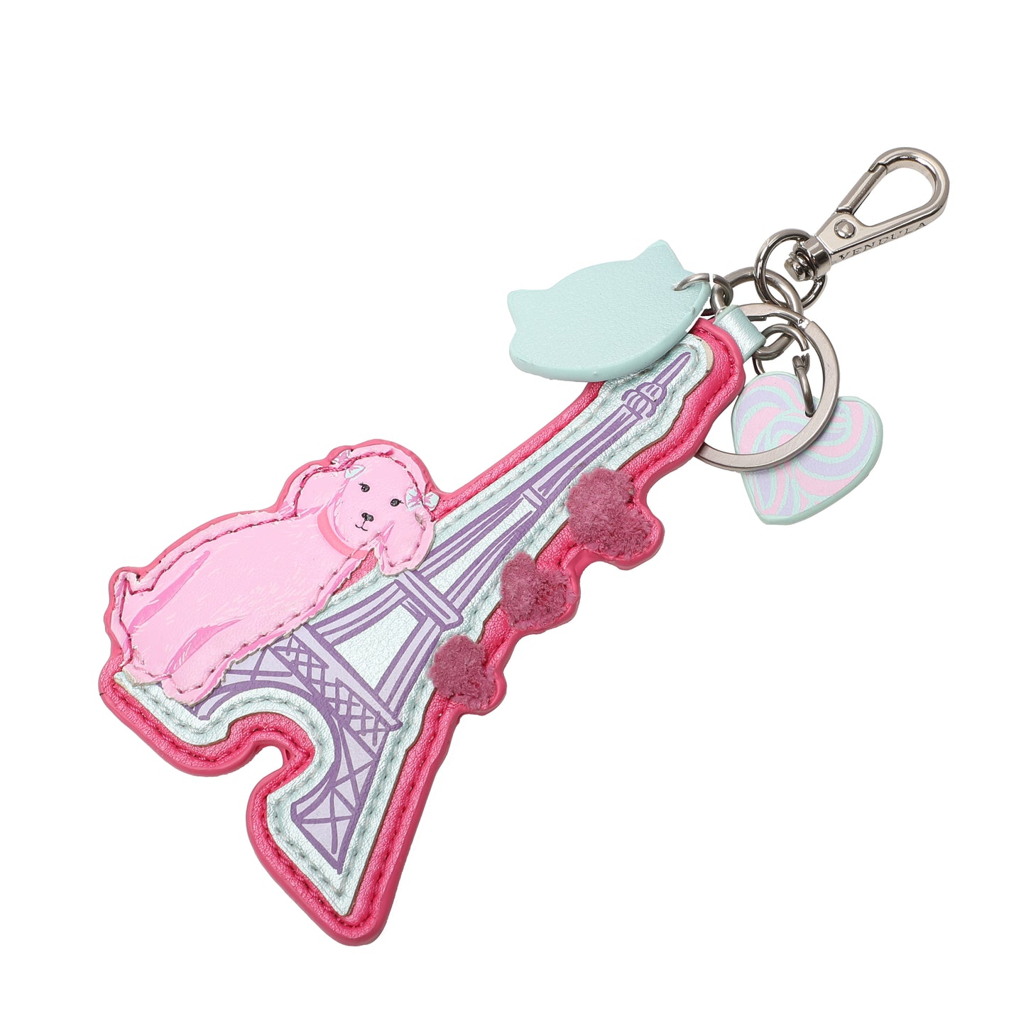 Candy Floss Cart Key Charm