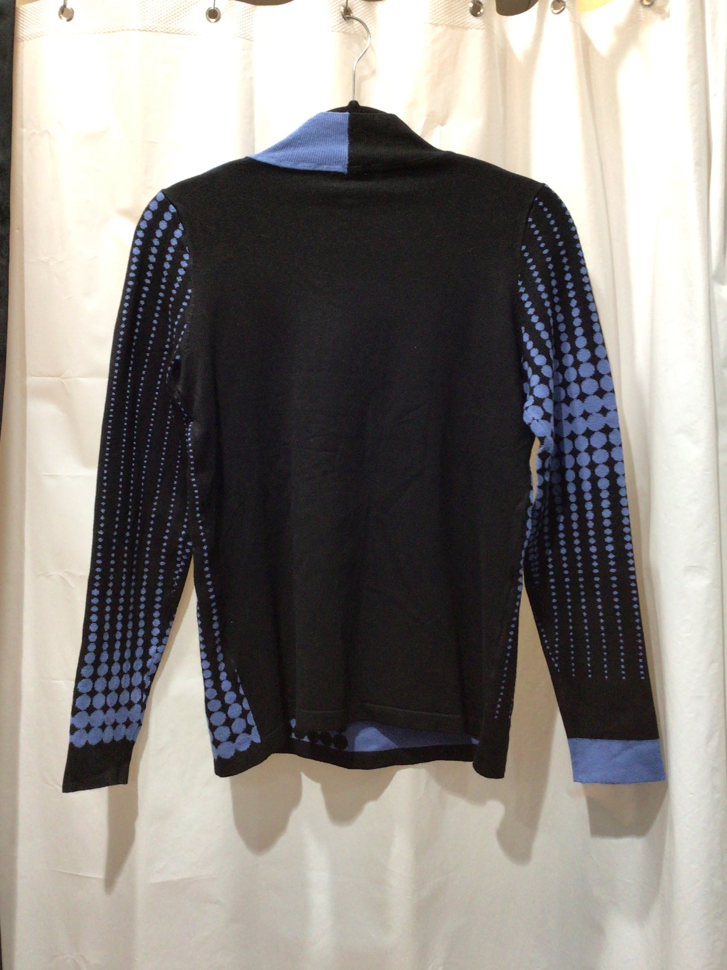 High Neck Soft Knit Sweater with Solid Back
