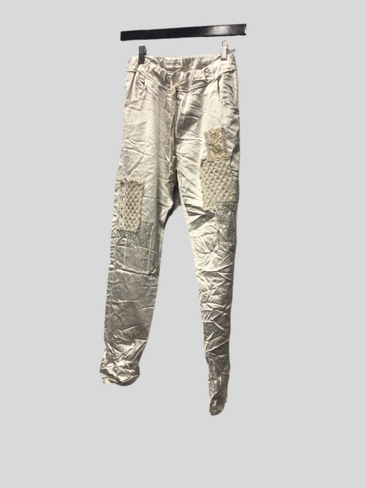 Embellished Shiny Sisterhood Pants