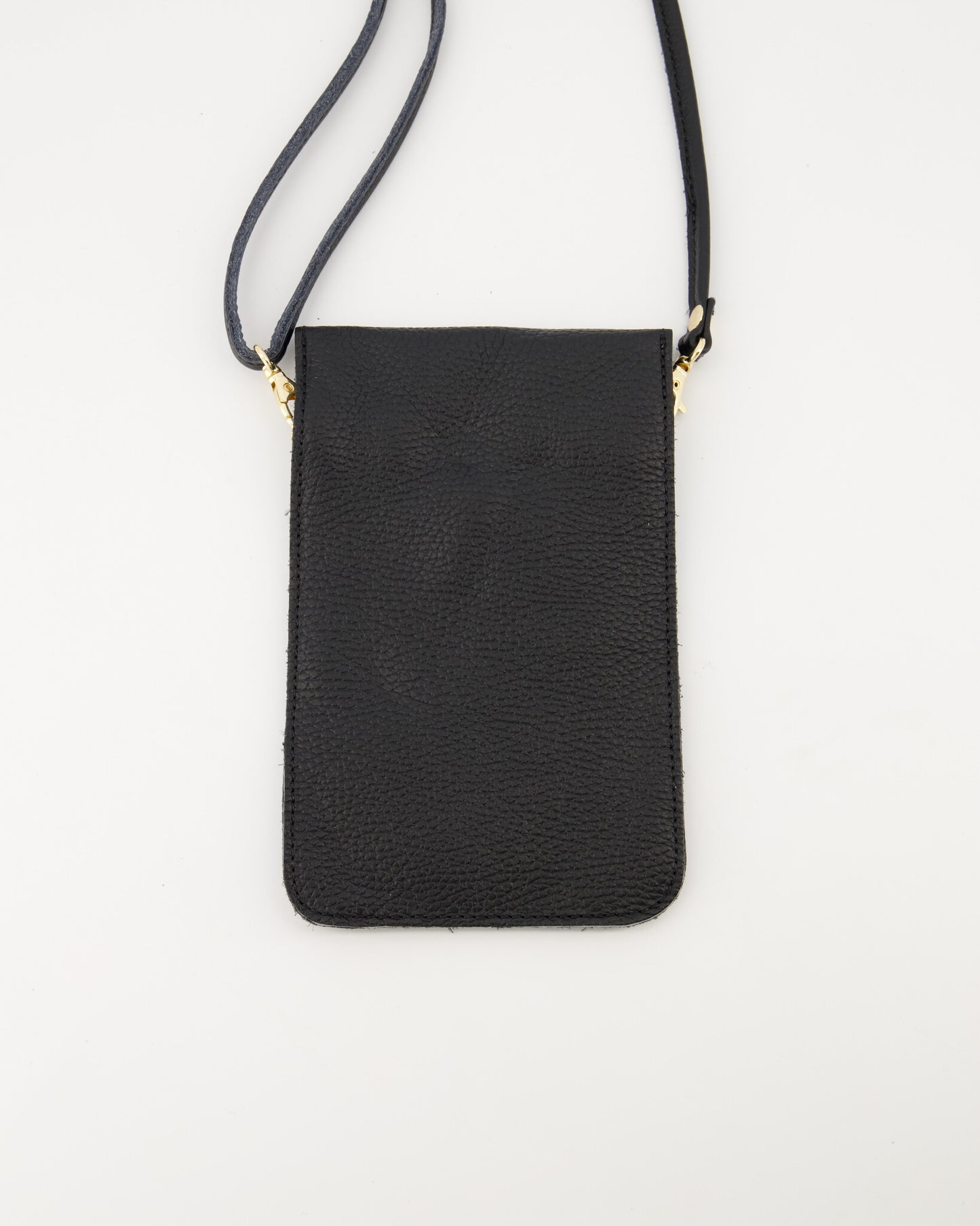 Leather Phone Crossbody Pouch with Adjustable Strap