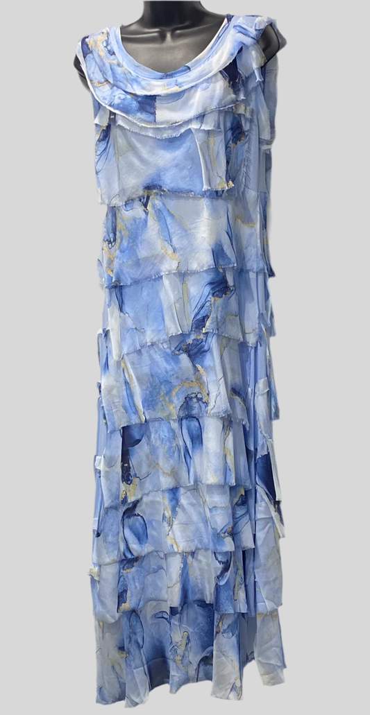 Italian Layered Printed Dress (in 11 colors)