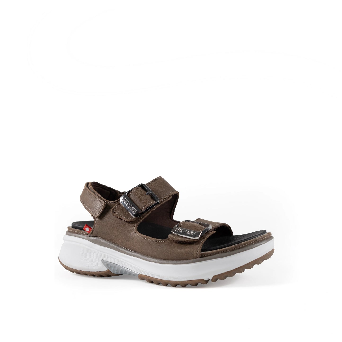 Platform Leather Comfort Walking Sandal