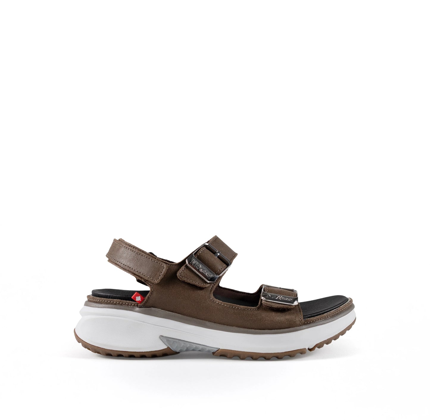 Platform Leather Comfort Walking Sandal