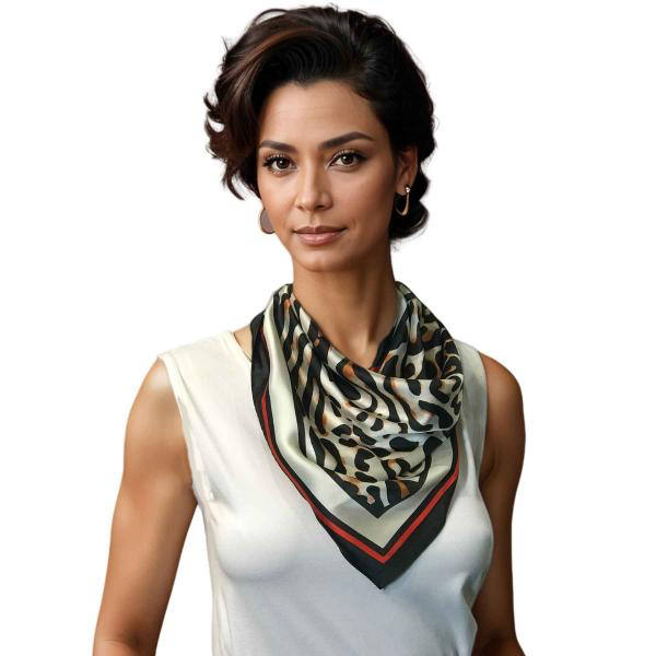 Square Satin Neck, Head and Purse Scarves