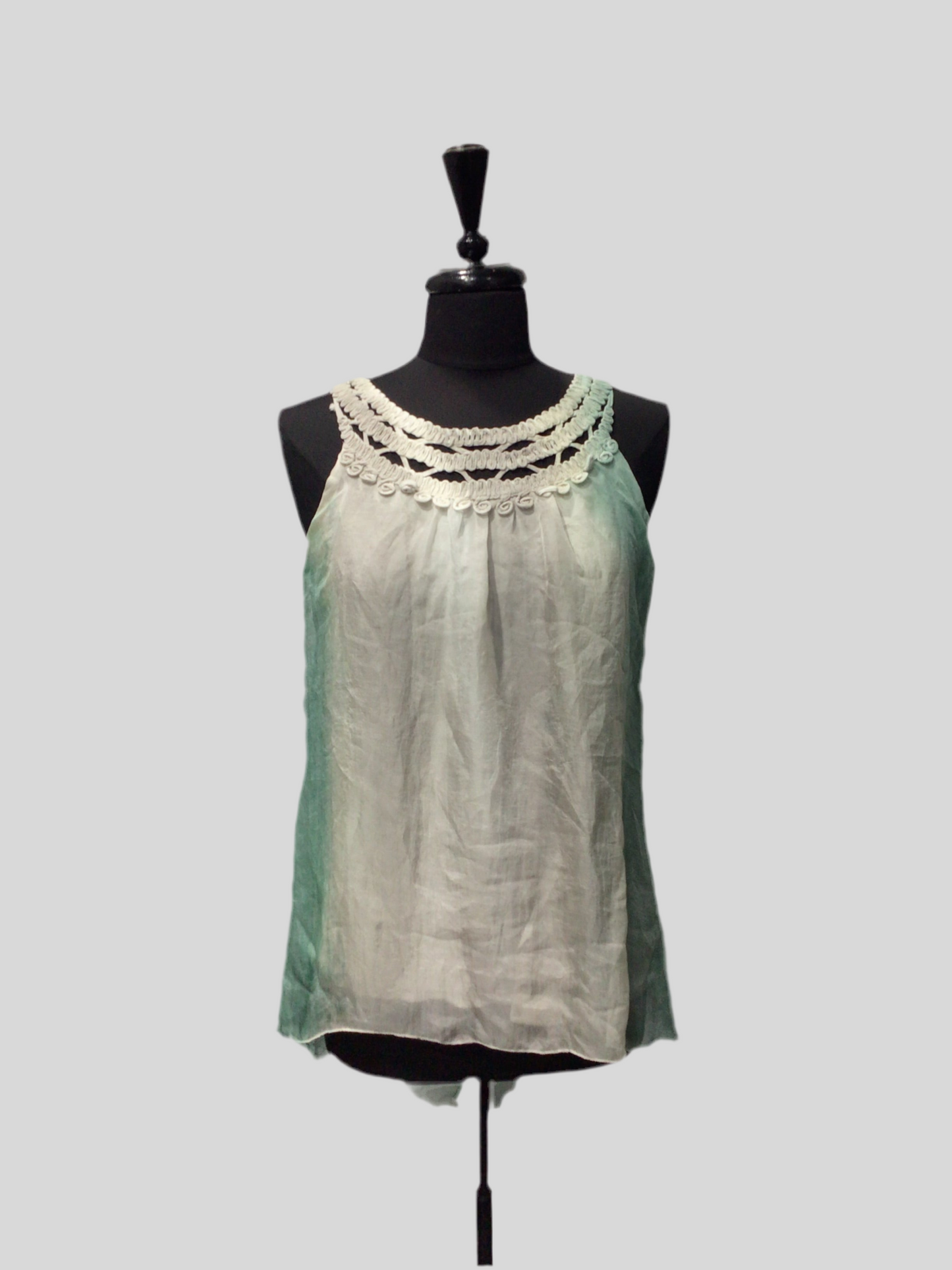 Fun Neckline Accent Tank