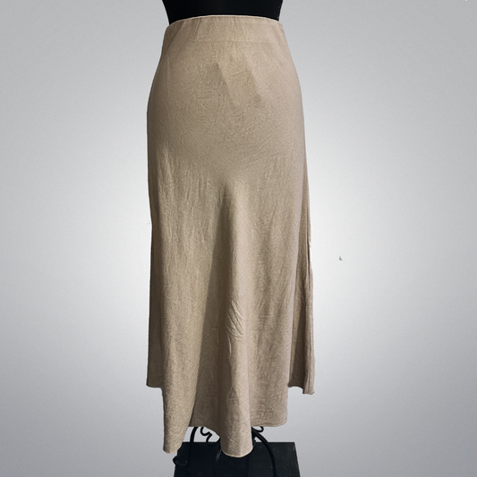 Slim Cut Italian Long Skirt