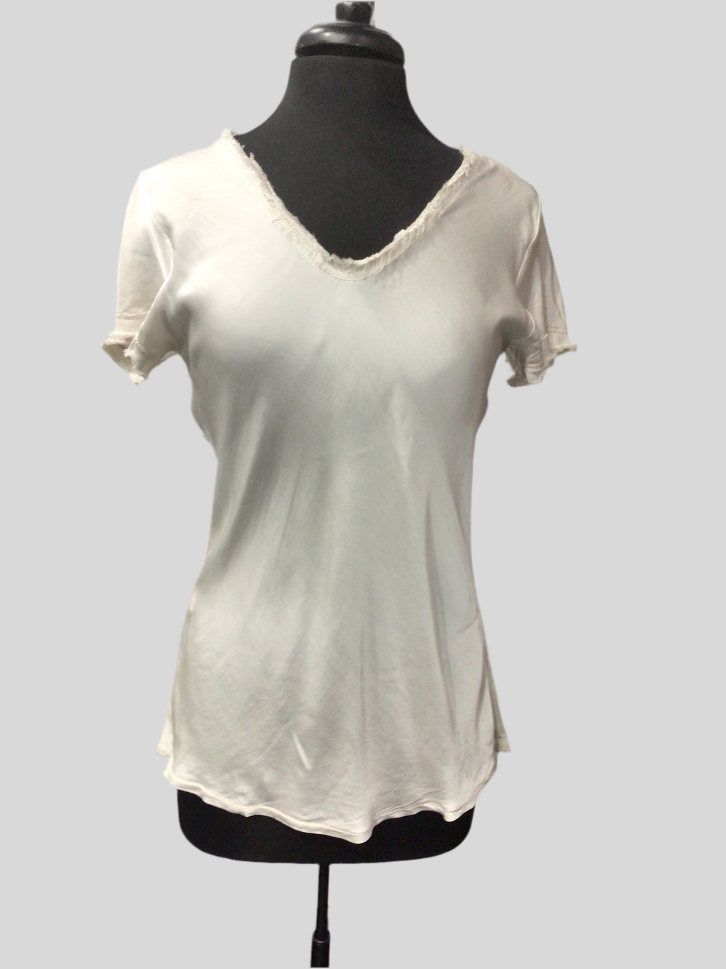 Satin Finish Italian V-Neck Tee (in 6 colors)