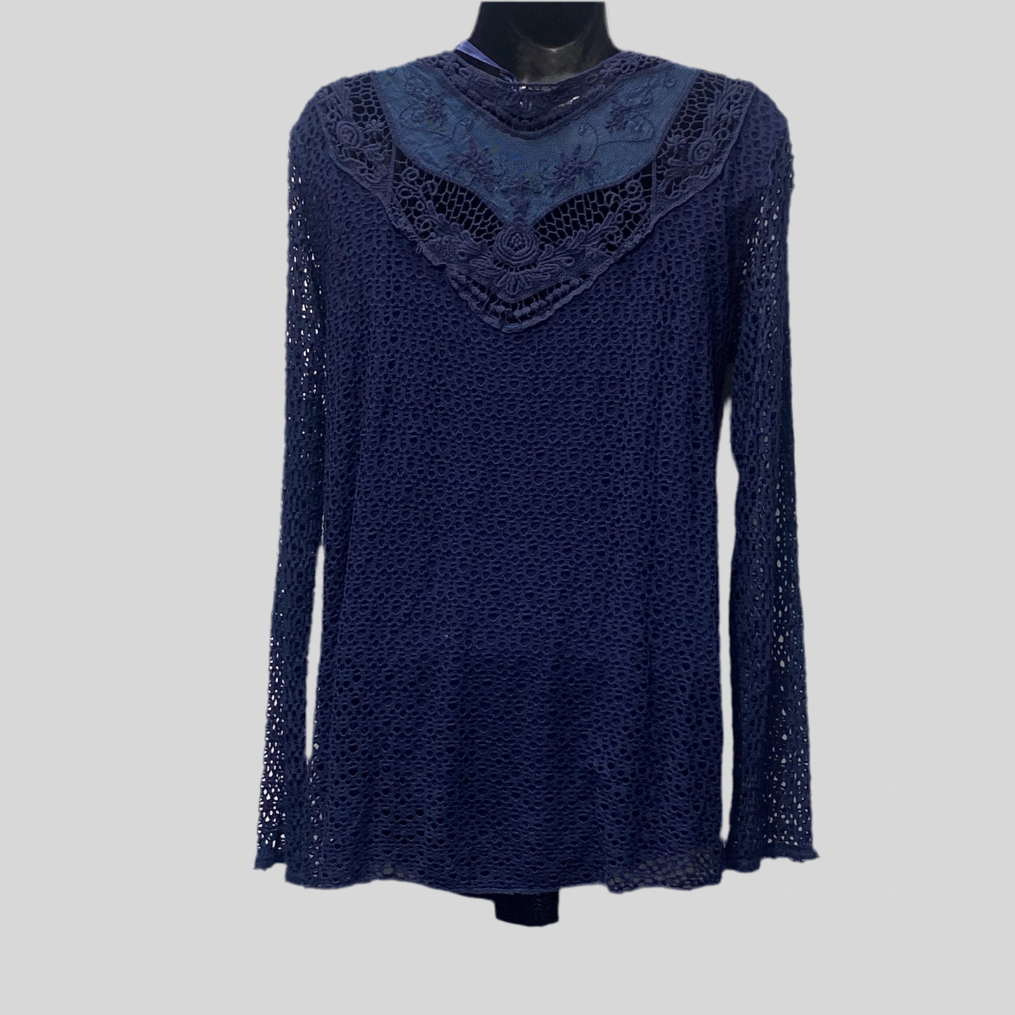 Knit Top With Lace Details