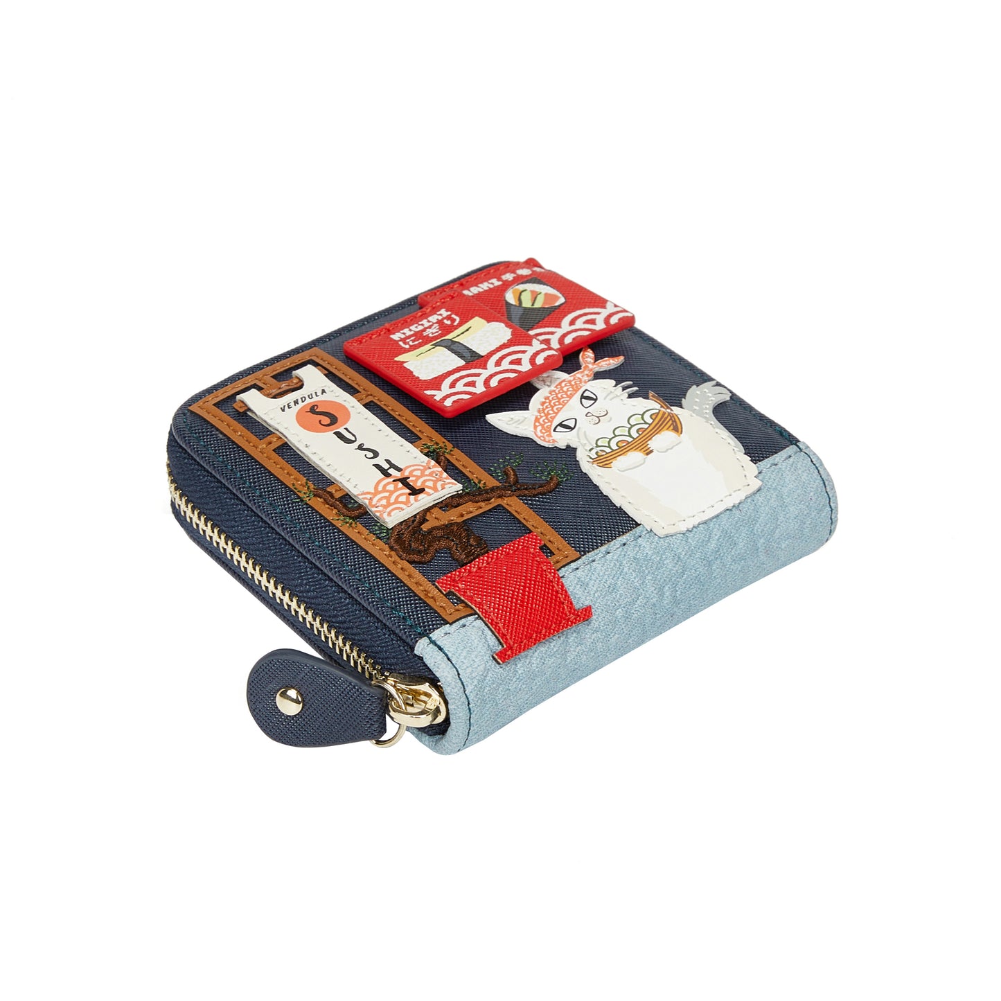 Vendula sushi- Blue Edition Square Wallet