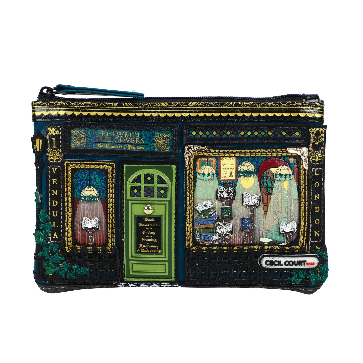 Between the Covers Bookbinders Zipper Coin Purse