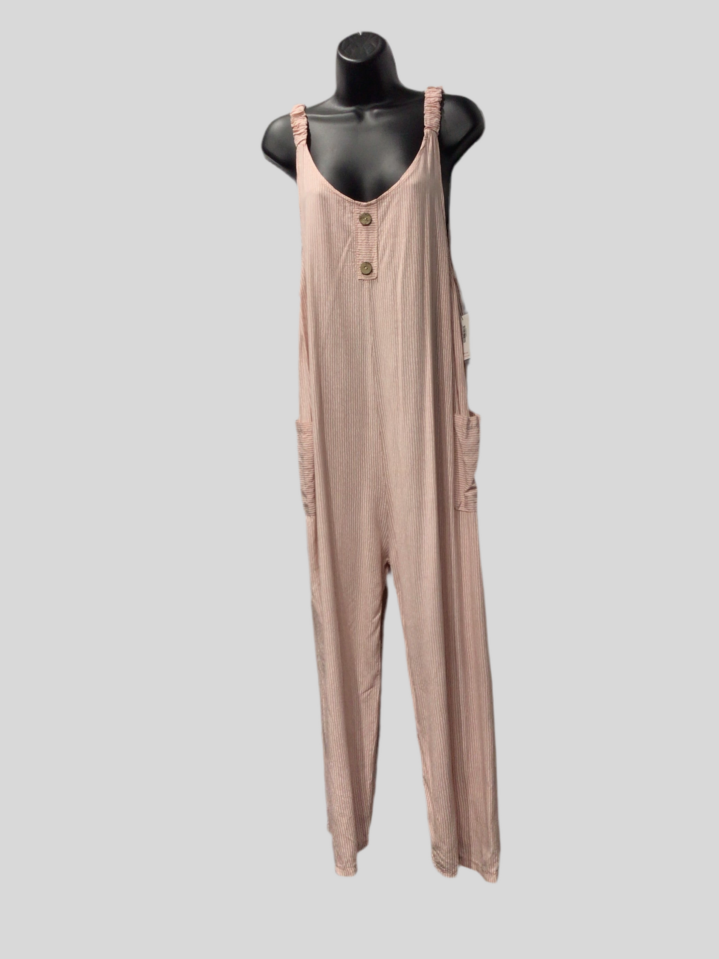 Italian Striped Dungaree Overalls