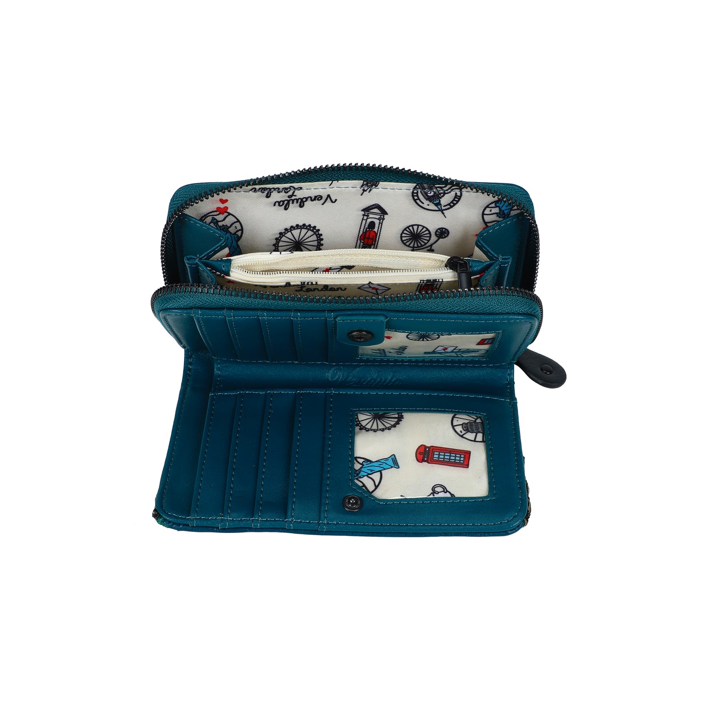 Between the Covers Bookbinders Medium Ziparound Wallet