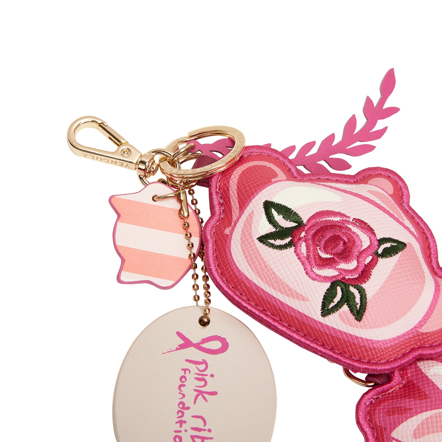Perfectly Pink Afternoon Tea Bus Key Charm