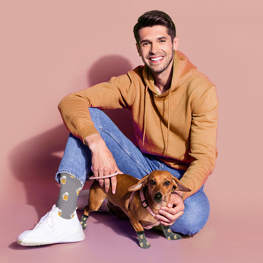 BFF Matching Pet and Owner Fun Socks in Six Designs