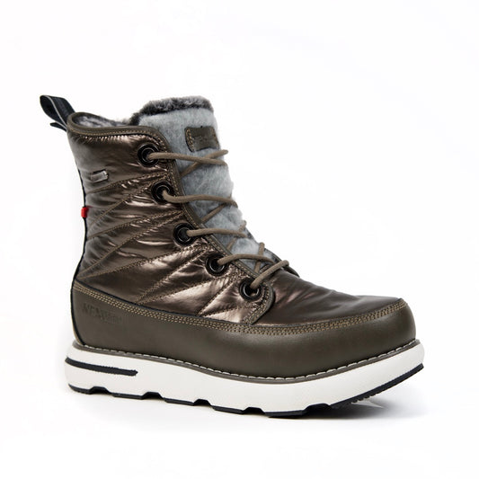 Metallic Puffer Women's Winter Boots