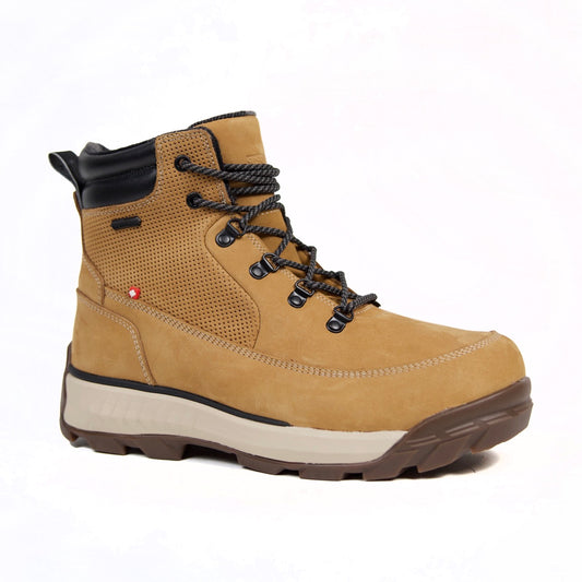 Wheat Lace-Up Men's Winter Boots