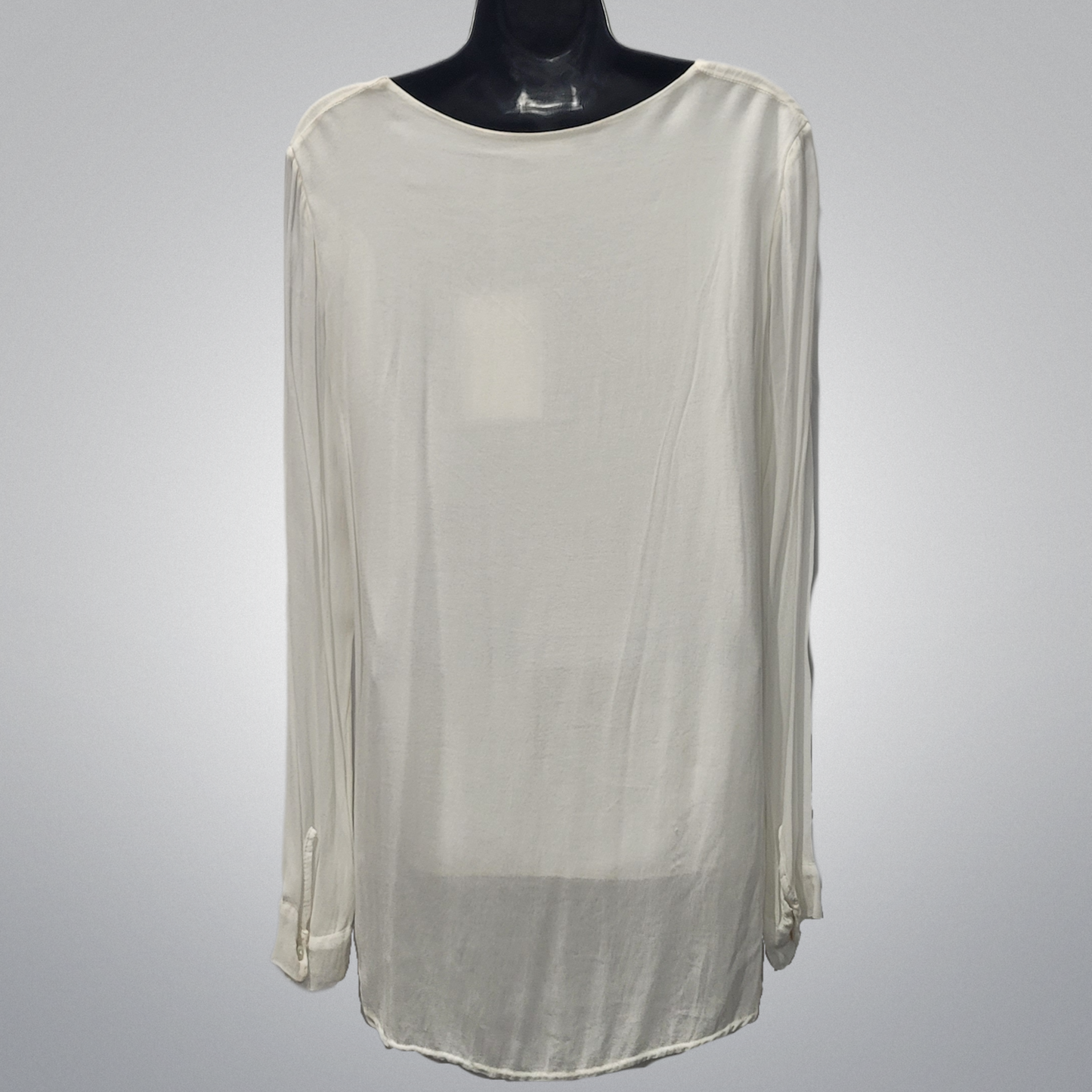 Italian Long Sleeve Cream Top