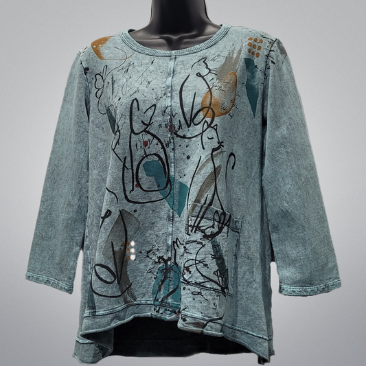100% Cotton Cat Lover Sweater