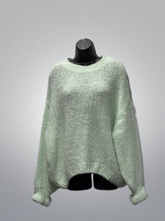 Italian Light Blue Knit Sweater